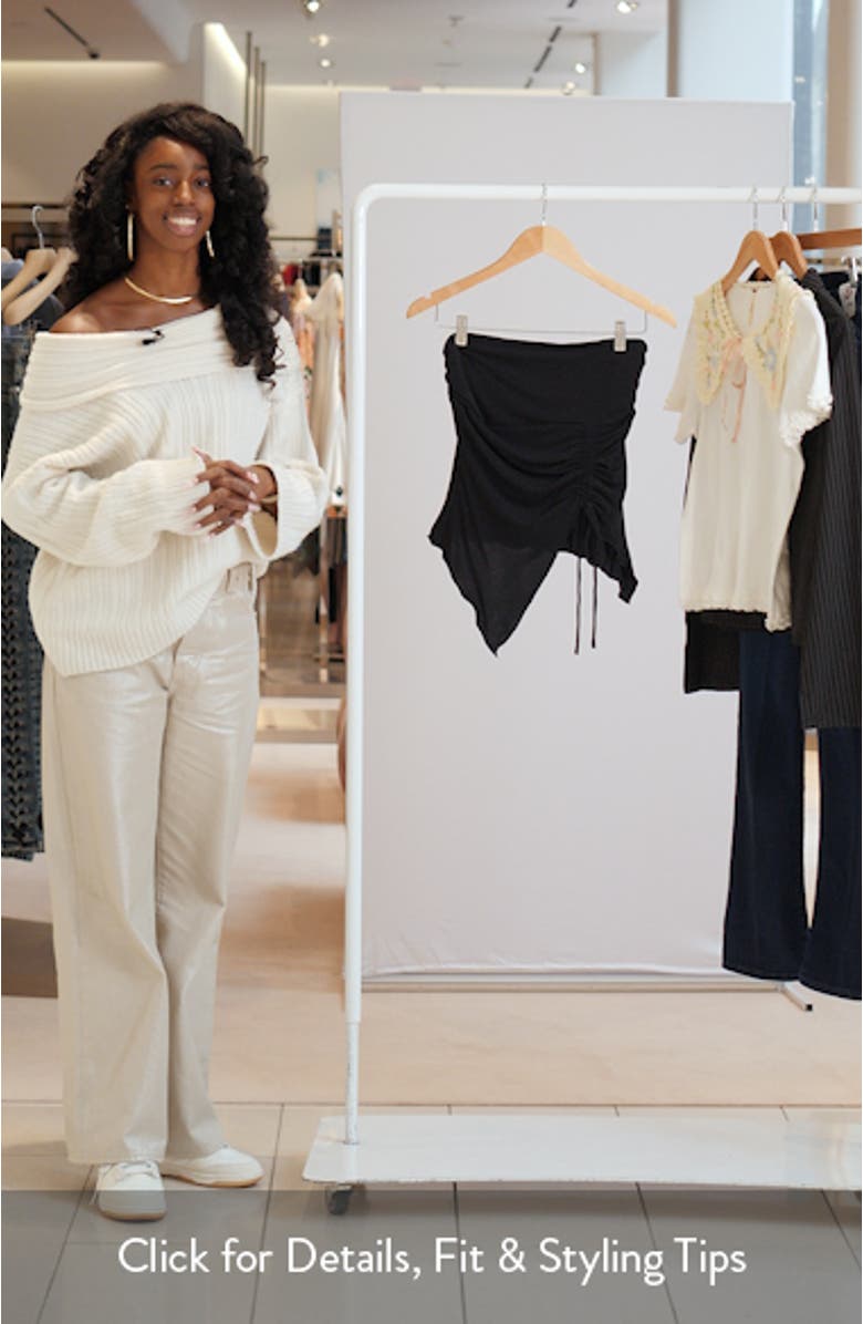 Rem Cinched Strapless Top, sales video thumbnail