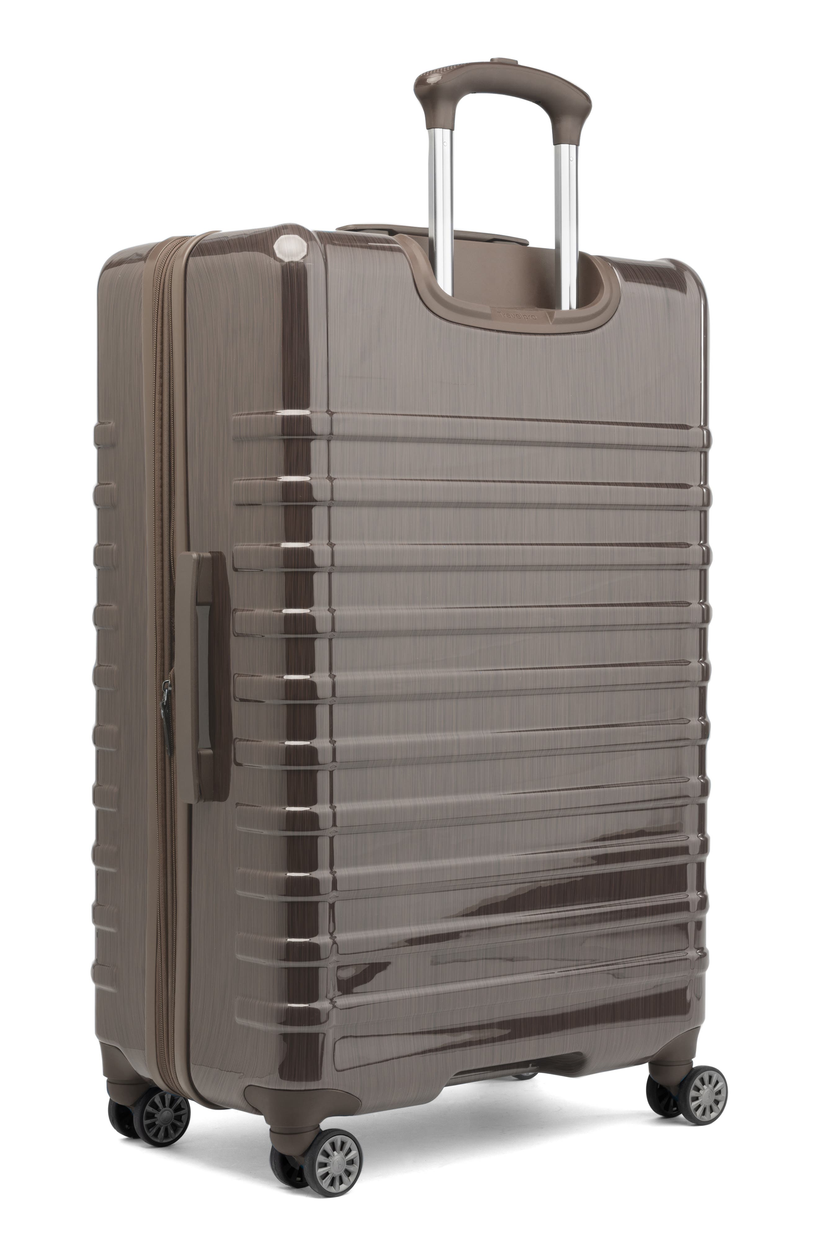 TRAVELPRO Rollmaster<sup>™</sup> Lite 2 28-Inch Expandable Large Checked Hardside Spinner Luggage, Alternate, color, Espresso Black Brushed