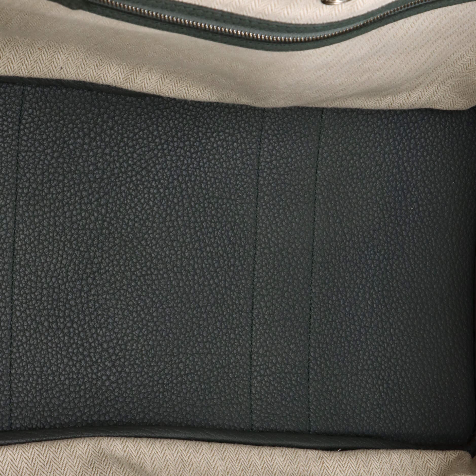 Pre-Owned Hermes Garden Party Tote Leather 36, Alternate, color, Vert Amande