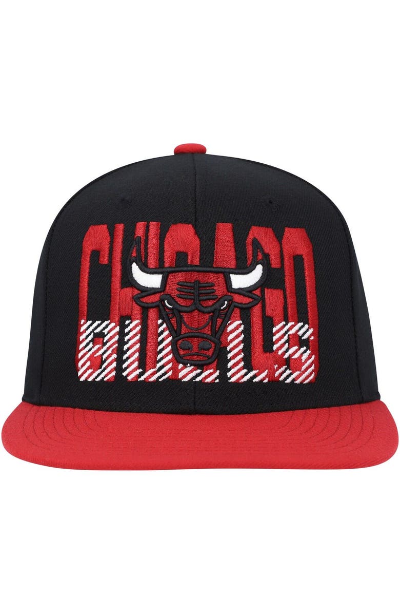 Mitchell & Ness Men's Mitchell & Ness Black Chicago Bulls SOUL Cross Check Snapback, Alternate, color, 