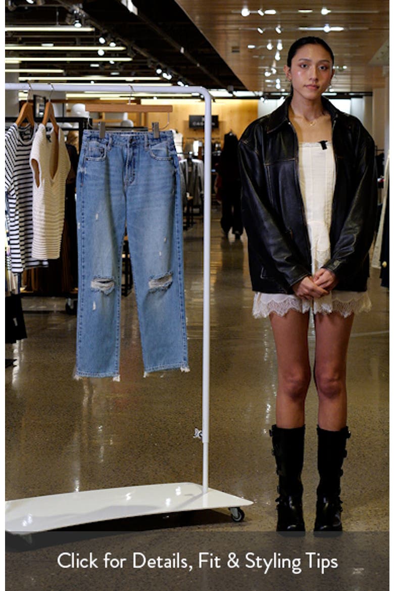 Classic Summer Distressed Straight Leg Jeans video
