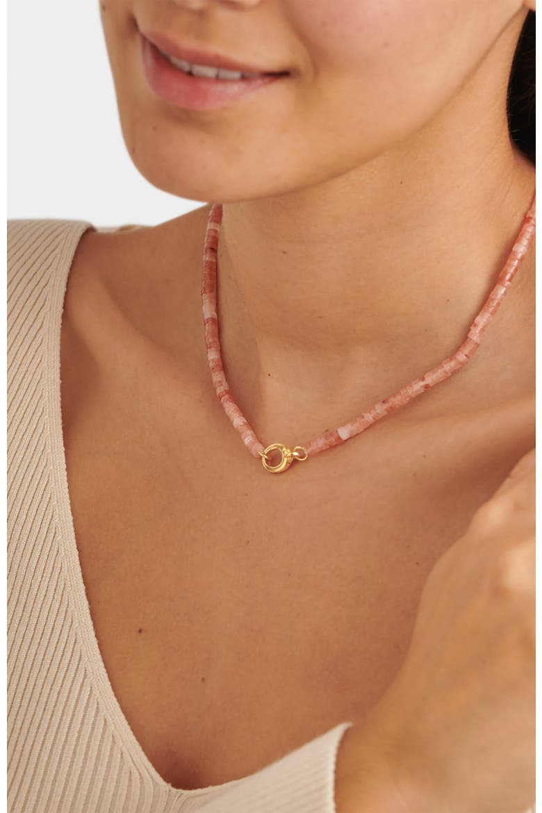 Sunset Glow Choker, Alternate, color, Gold