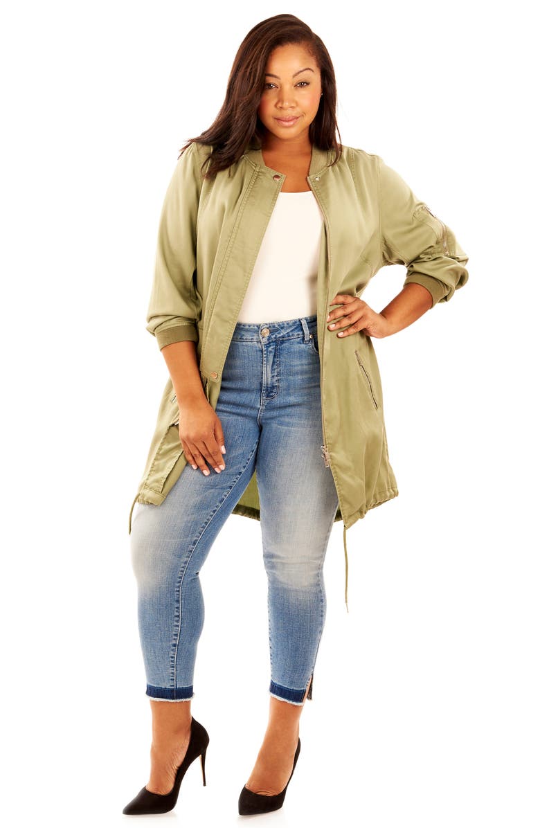 Rebel Wilson X Angels Bomber Anorak, Alternate, color, 