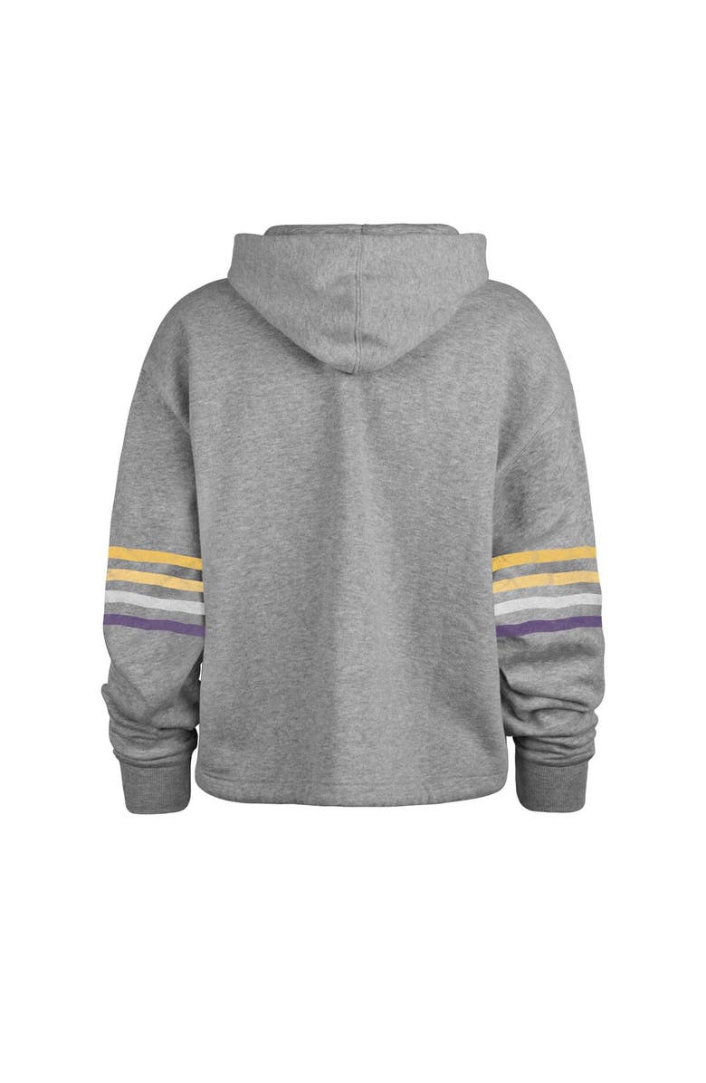 '47 Women's '47  Gray Los Angeles Lakers Upland Bennett Pullover Hoodie, Alternate, color, Gray