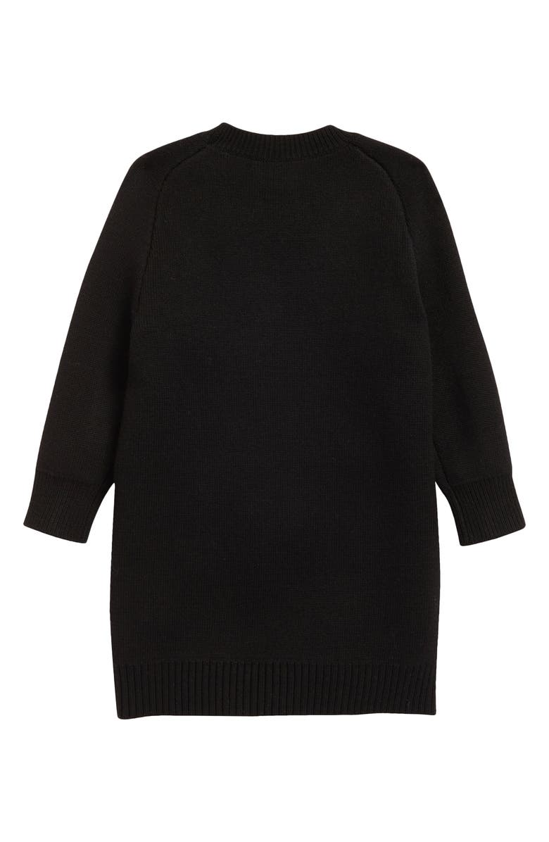 Burberry Kids' Dianne Check Merino Wool Blend Sweater Dress, Alternate, color,