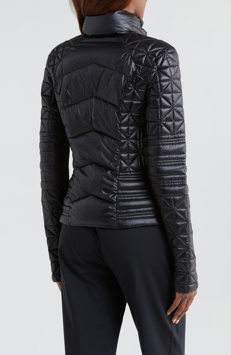 Blanc Noir Packable Water Repellent Down Puffer Jacket, Alternate, color, 