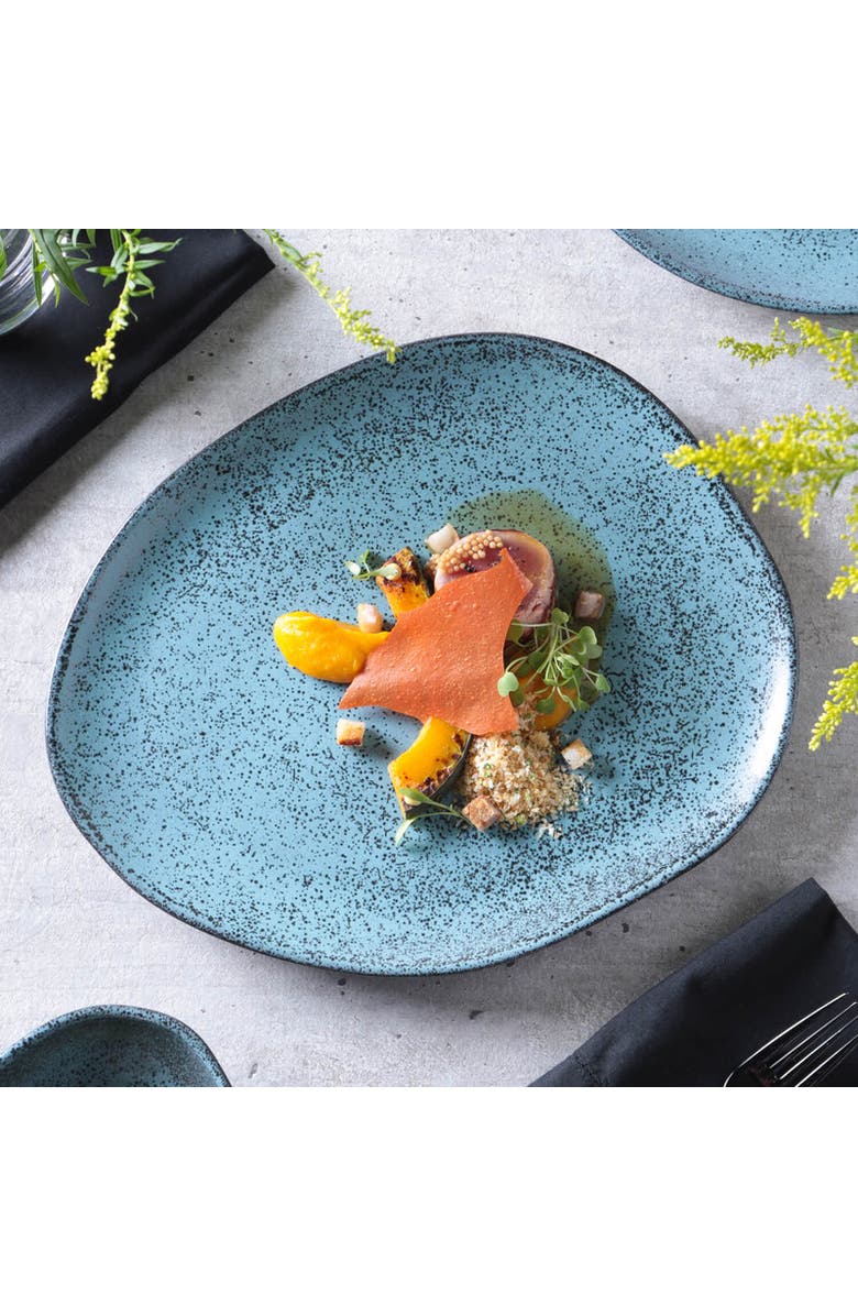 Porto Brasil Oval Dinner Plate Set of 6, Alternate, color, Night Sky