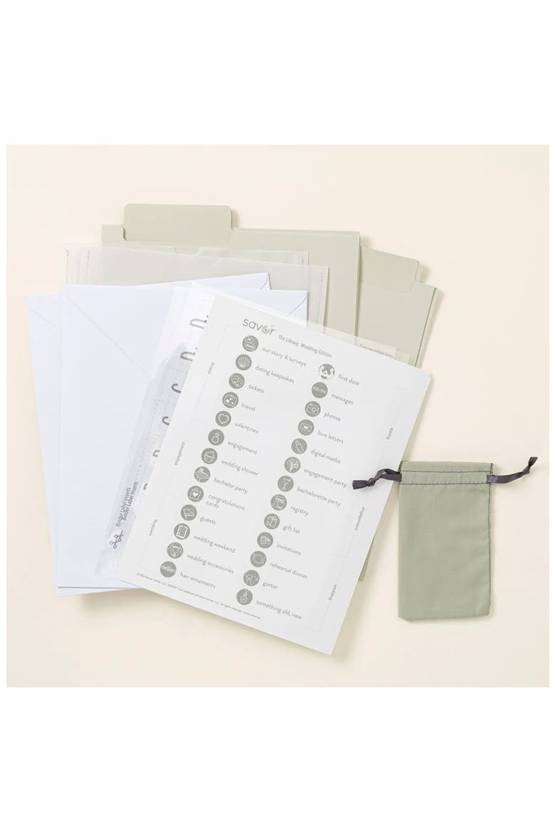 Wedding Keepsake Library by Savor, Alternate, color, Slate