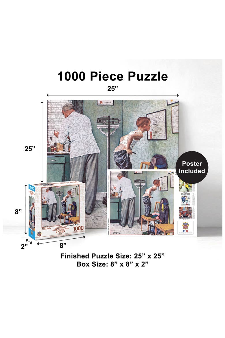 At the Doctor 1000 Piece Jigsaw Puzzle, Alternate, color, Multicolor