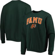 COLOSSEUM Men's Colosseum Green Florida A&M Rattlers Arch Over Logo Pullover Sweatshirt