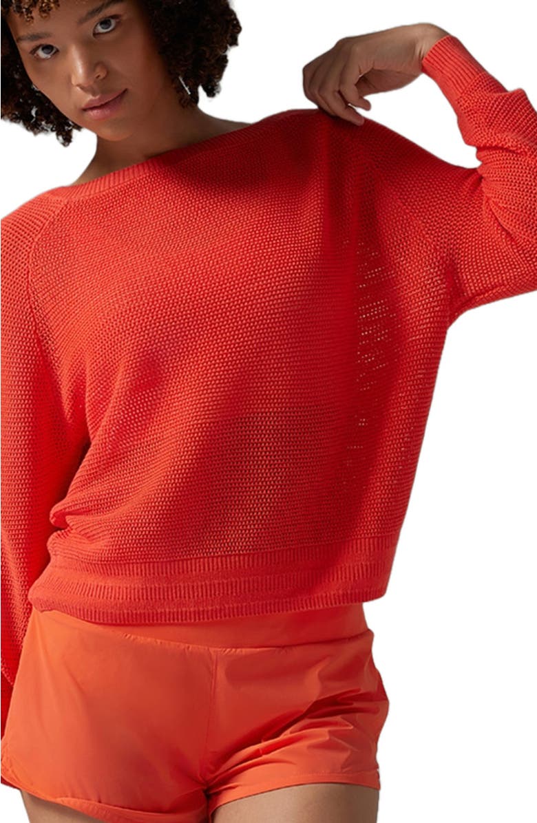 Tavi West Coast Sweater, Alternate, color, Hot Coral