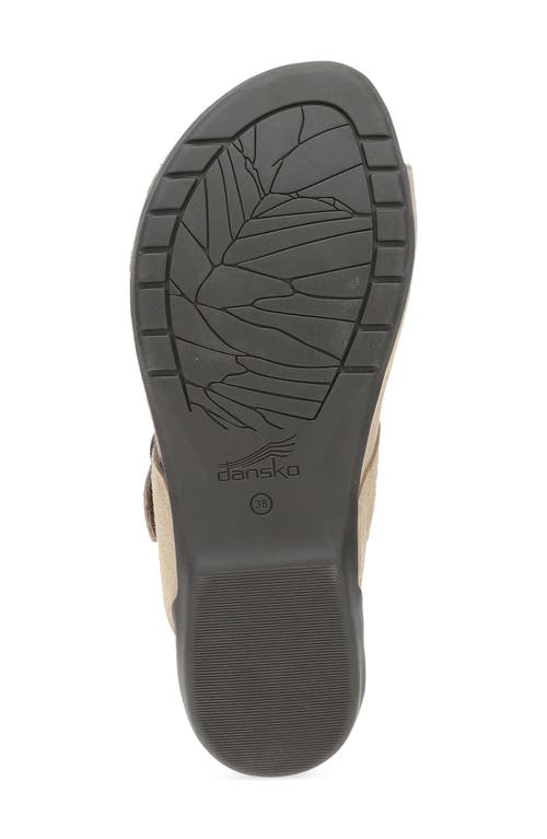 Dansko Rylee Sandal In Sand Suede