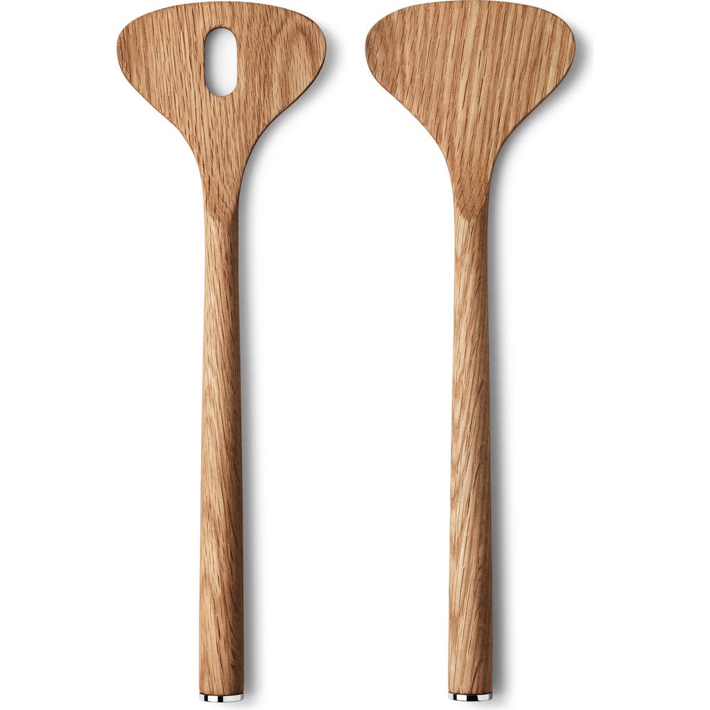 Georg Jensen Alfredo Oak Salad Serving Set in Brown  product