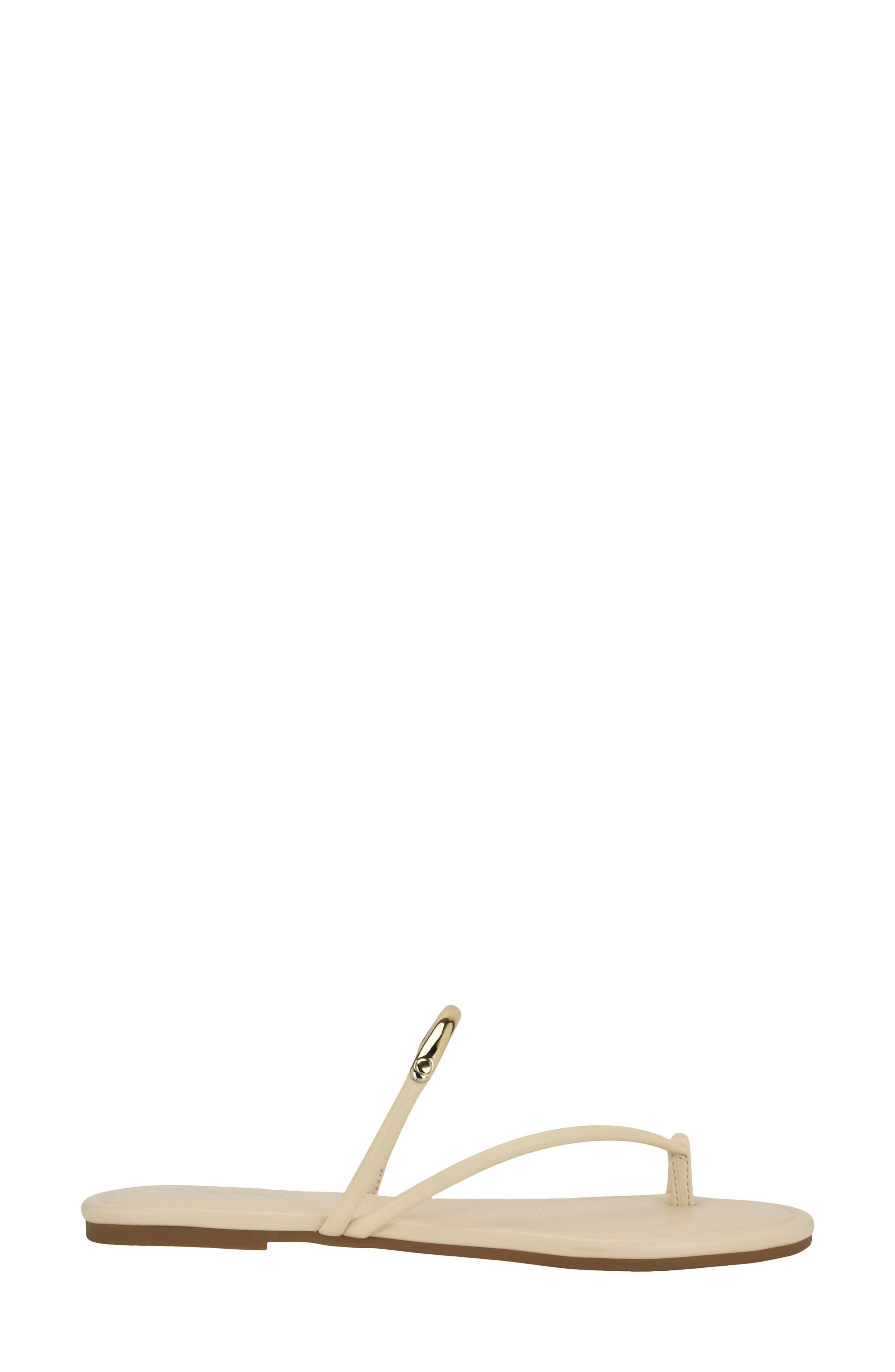 Bienna Toe Loop Sandal, Alternate, color, IVORY