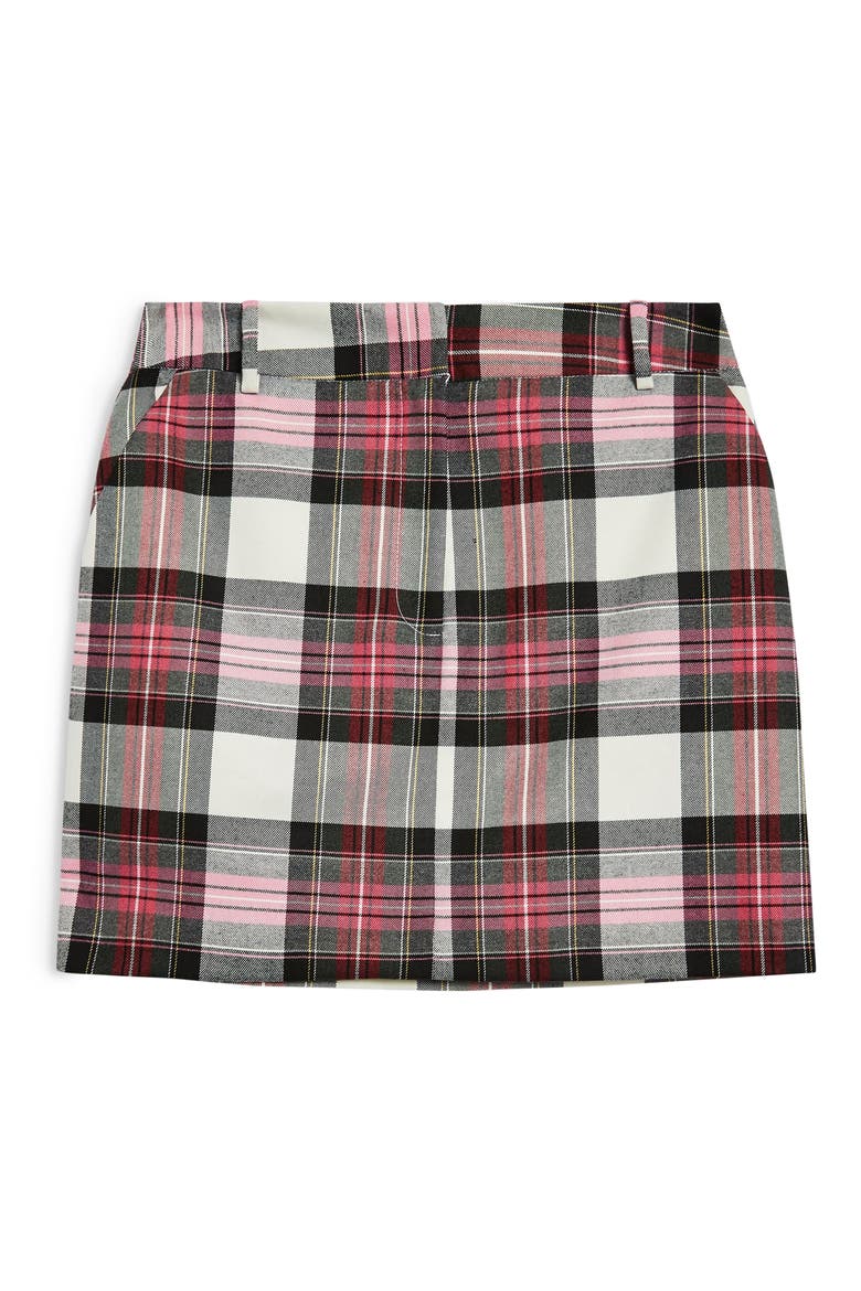 Tartan Pelmet Skirt, Alternate, color, PINK MULTI