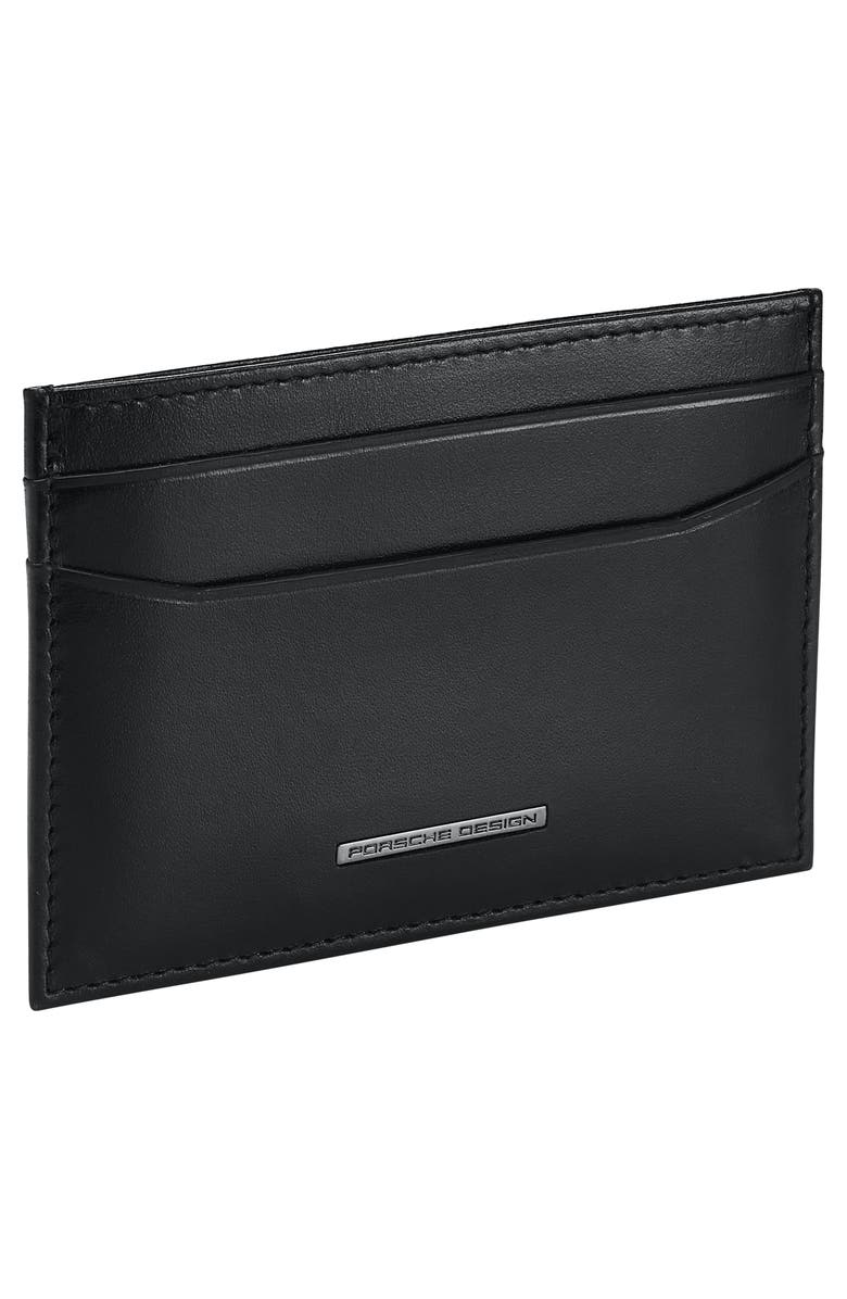 Porsche Design Classic RFID Card Holder Money Clip Wallet, Alternate, color, Black