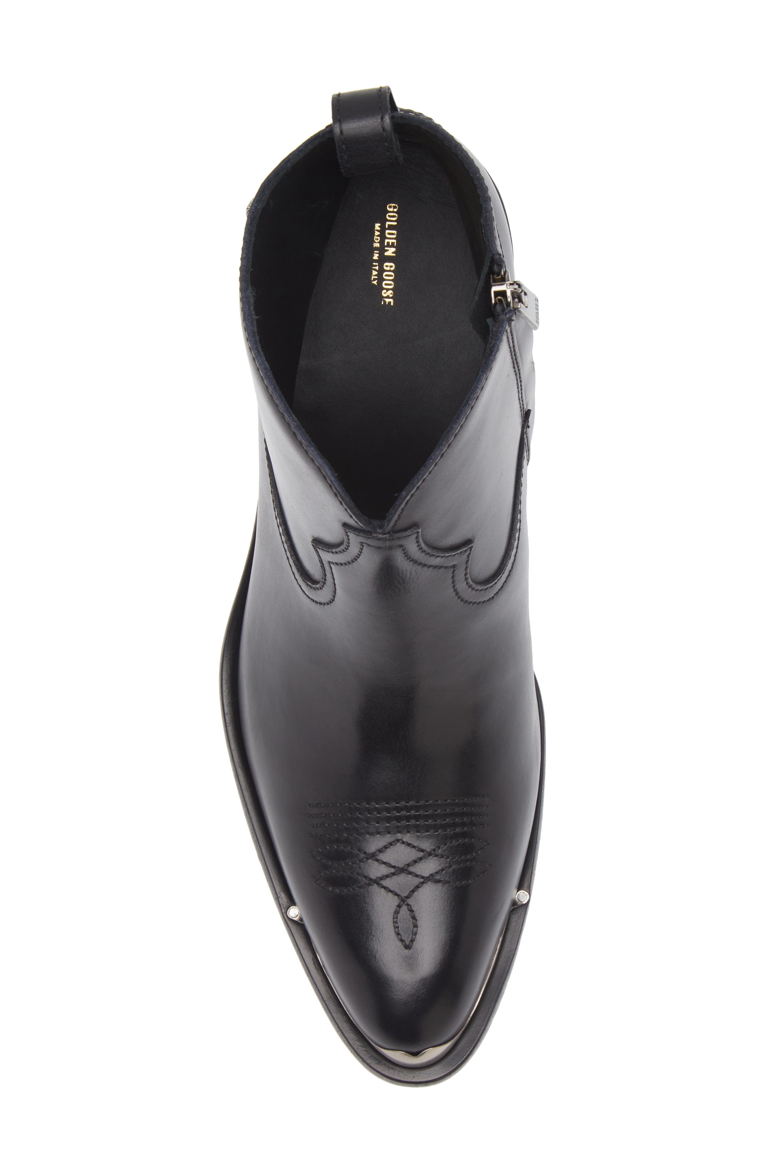 Golden Goose Patty Western Bootie, Alternate, color, Black