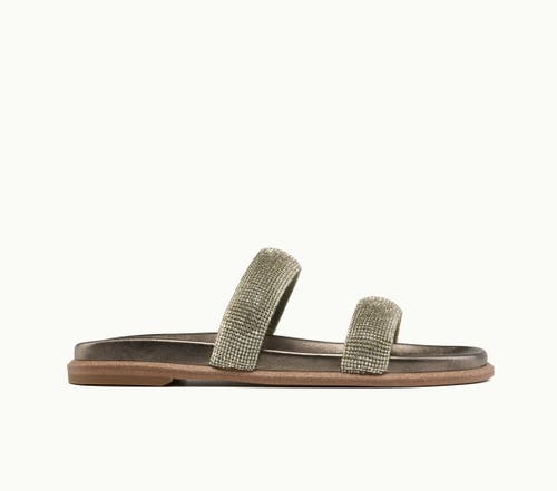 Grace Footwear Cannes Sandal In Khaki Crystal