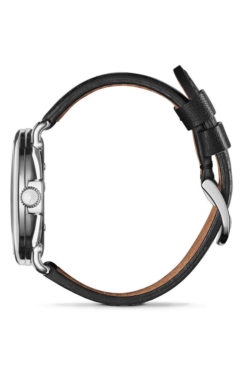 Shinola Runwell Leather Strap Watch, 41mm, Alternate, color,