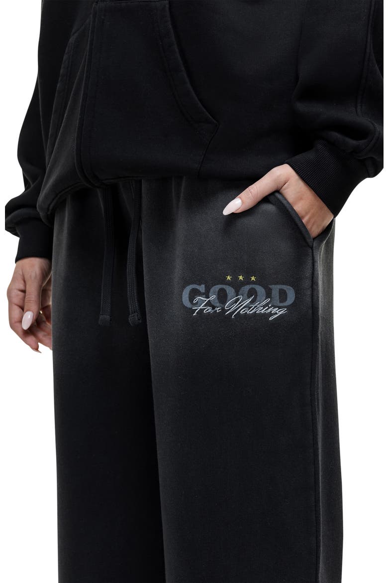 Alaska Black Relaxed Joggers, Alternate, color, Black