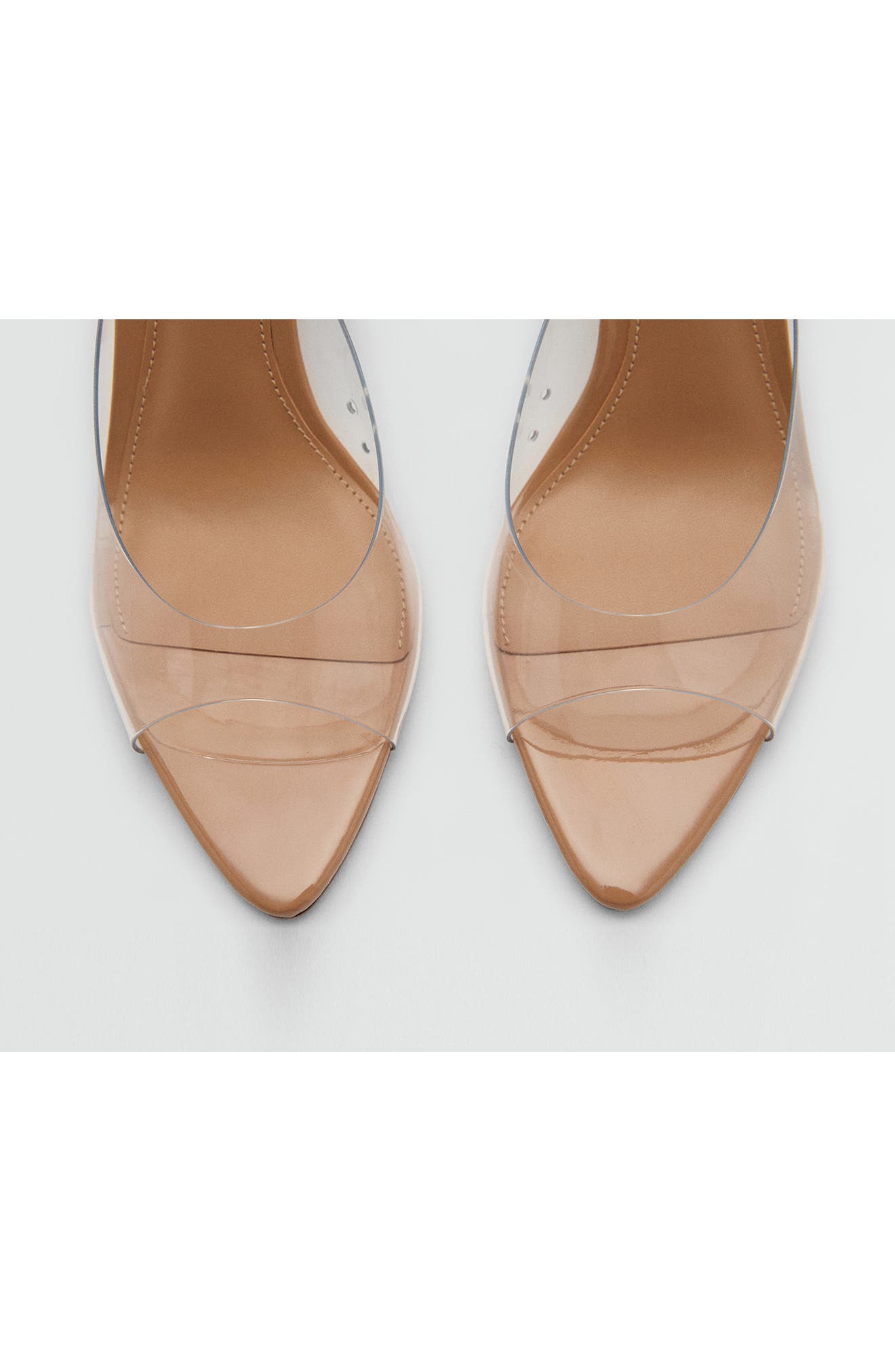 MANGO Vinyl Panel Sandal, Alternate, color, 