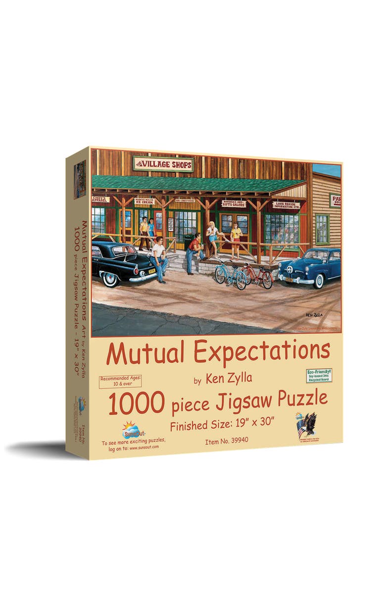 Sunsout Mutual Expectations 1000 piece Jigsaw Puzzle for Adults, Main, color, Multicolor