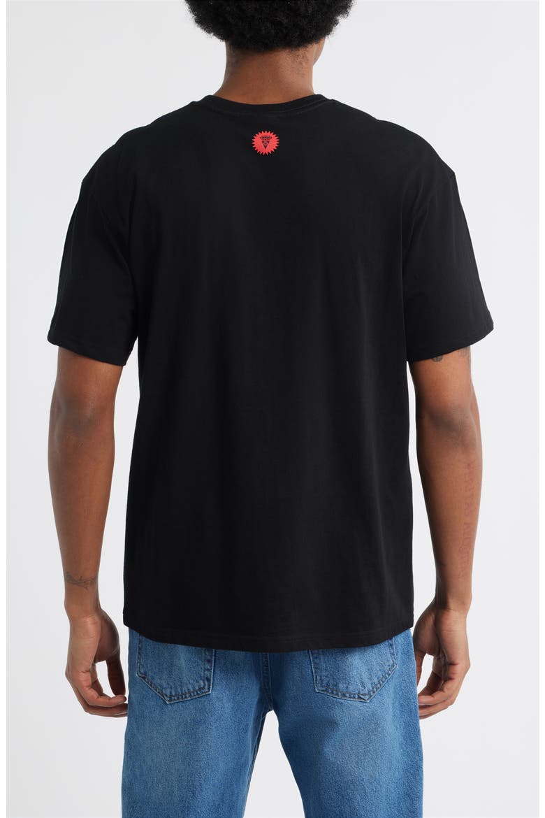Chrome Logo Graphic T-Shirt, Alternate, color, BLACK