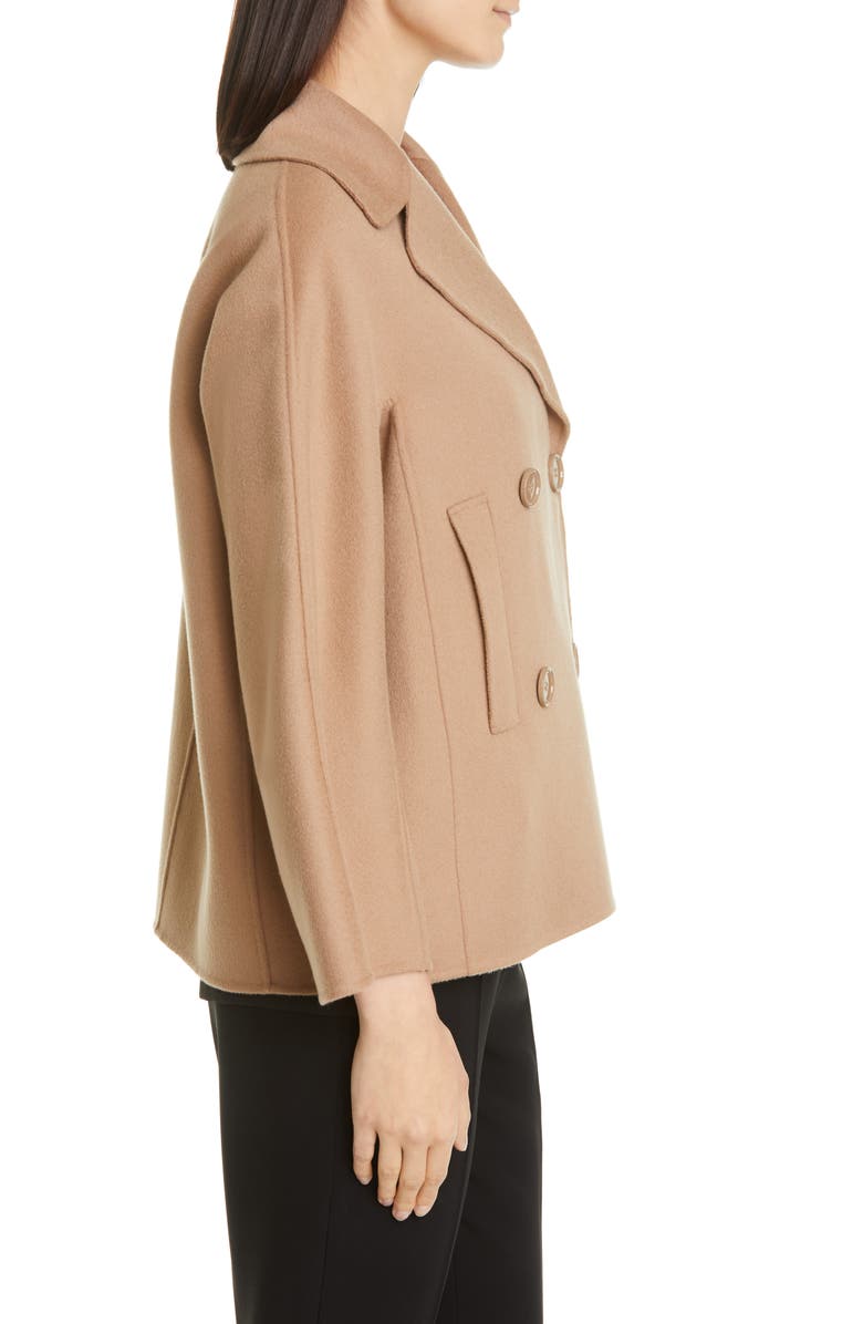 Max Mara Connie Double Breasted Wool Coat, Alternate, color,