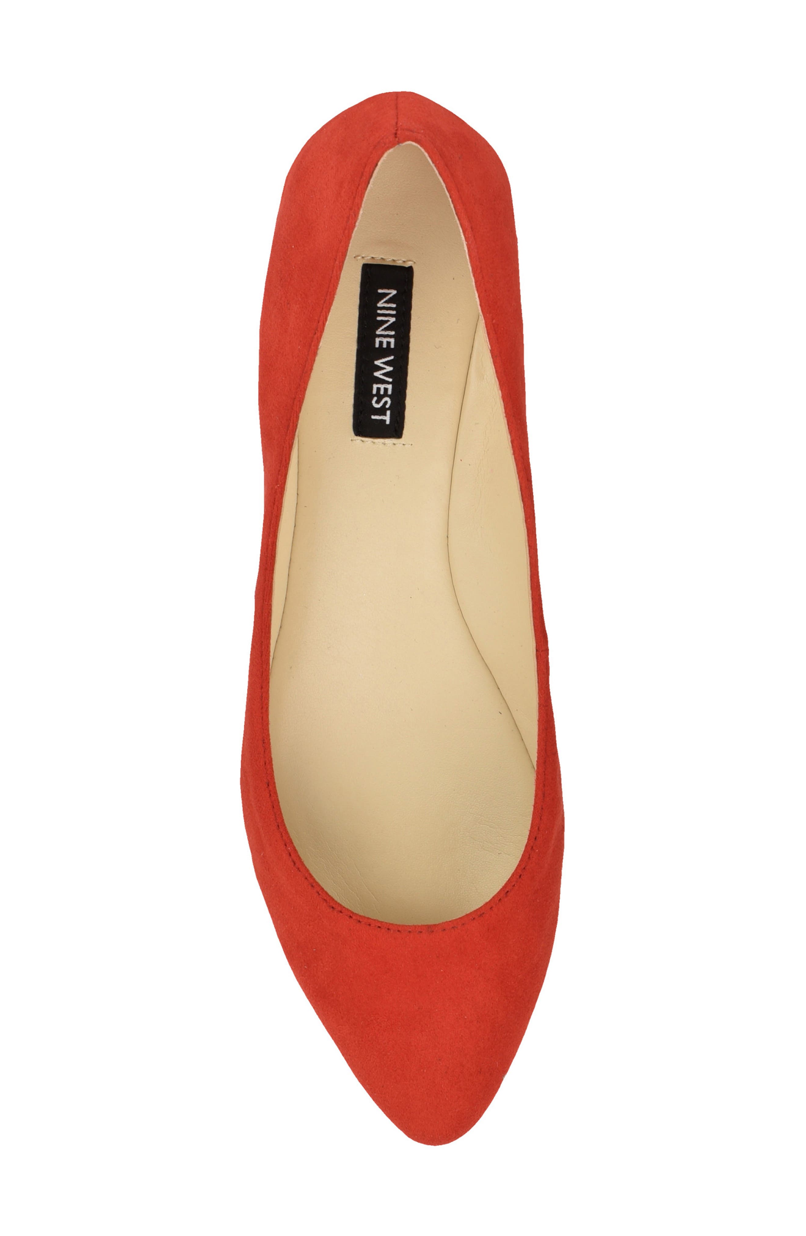 Nine West 'Speakup' Flat, Alternate, color, Medium Red