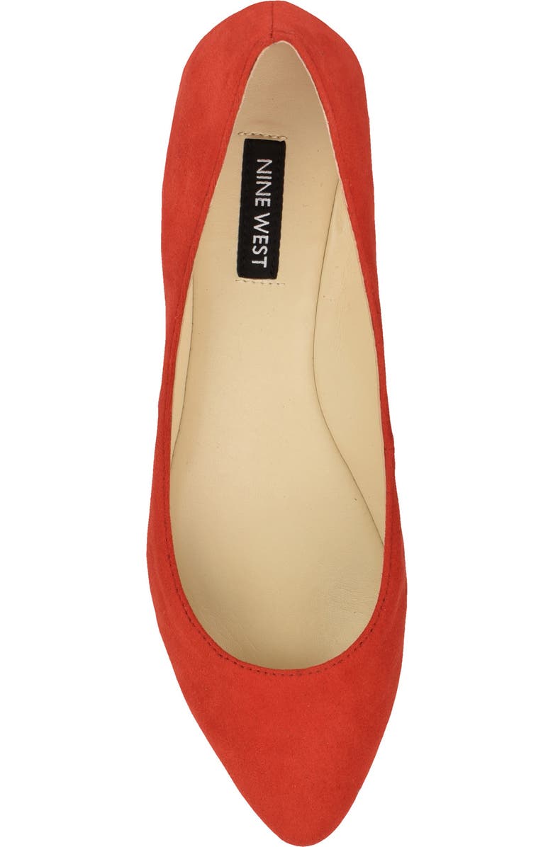 Nine West 'Speakup' Flat, Alternate, color, Medium Red