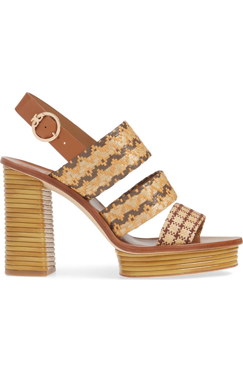 Tory Burch Patos Slingback Platform Sandal, Alternate, color,