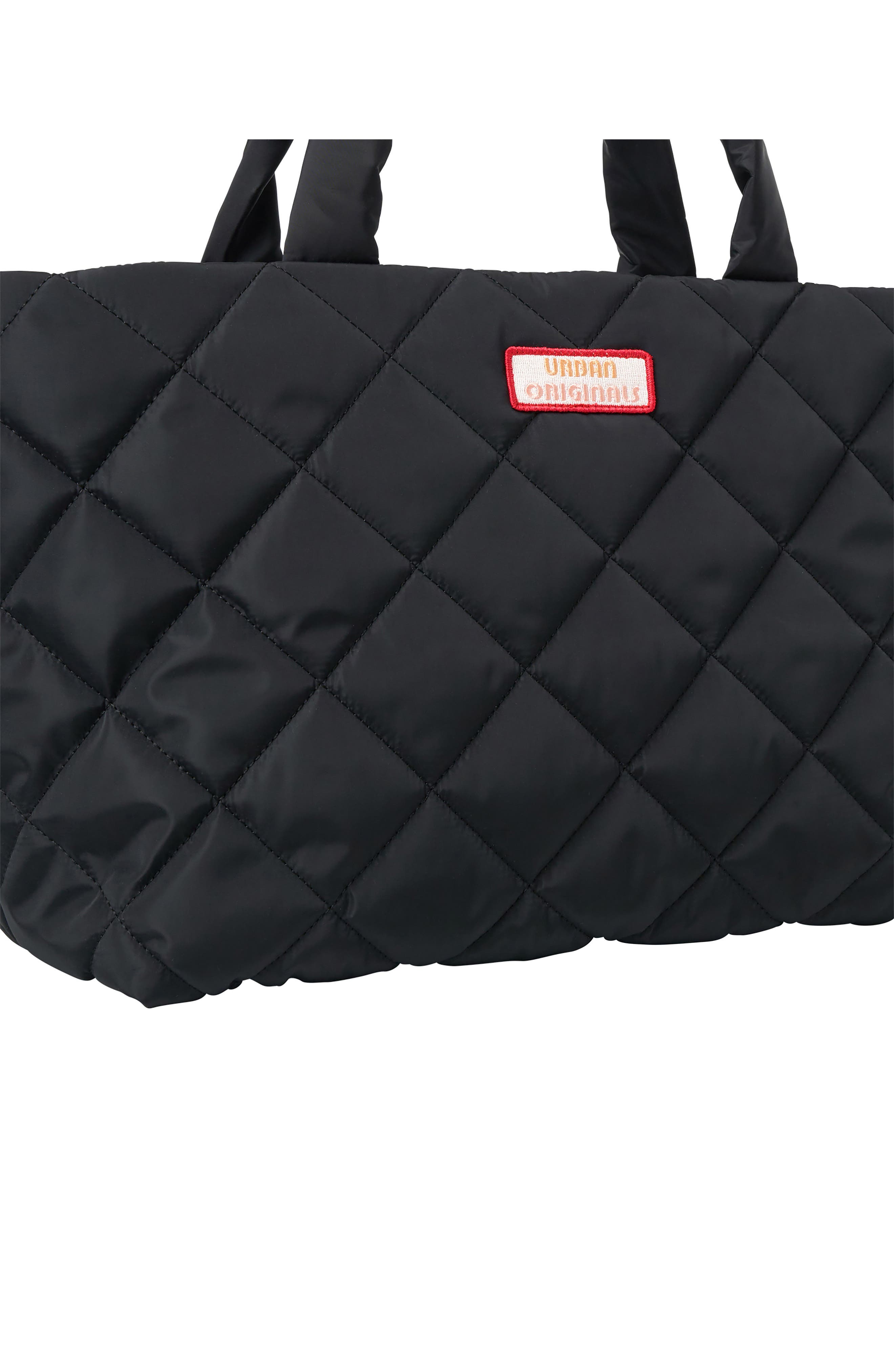 Urban Originals Woven Tote Bag, Alternate, color, Black