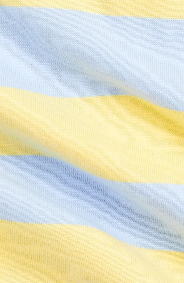 Ralph Lauren Rugby Stripe Cotton Polo Dress & Bloomers, Alternate, color, 