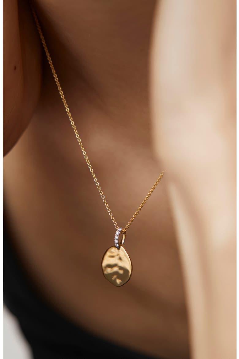 MV Siren™ Lab Grown Diamond Coin, Alternate, color, 18K GOLD VERMEIL / DIAMOND