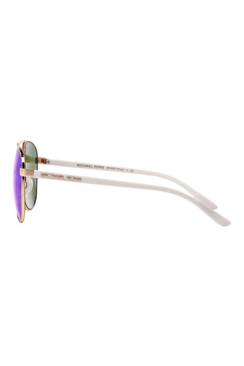 59mm Aviator Sunglasses, Alternate, color, ROSE GOLD