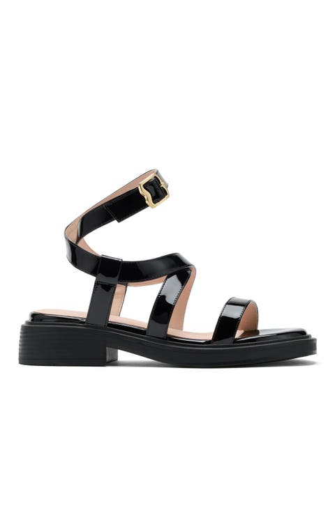 Adriana Strappy Block Heel Sandal