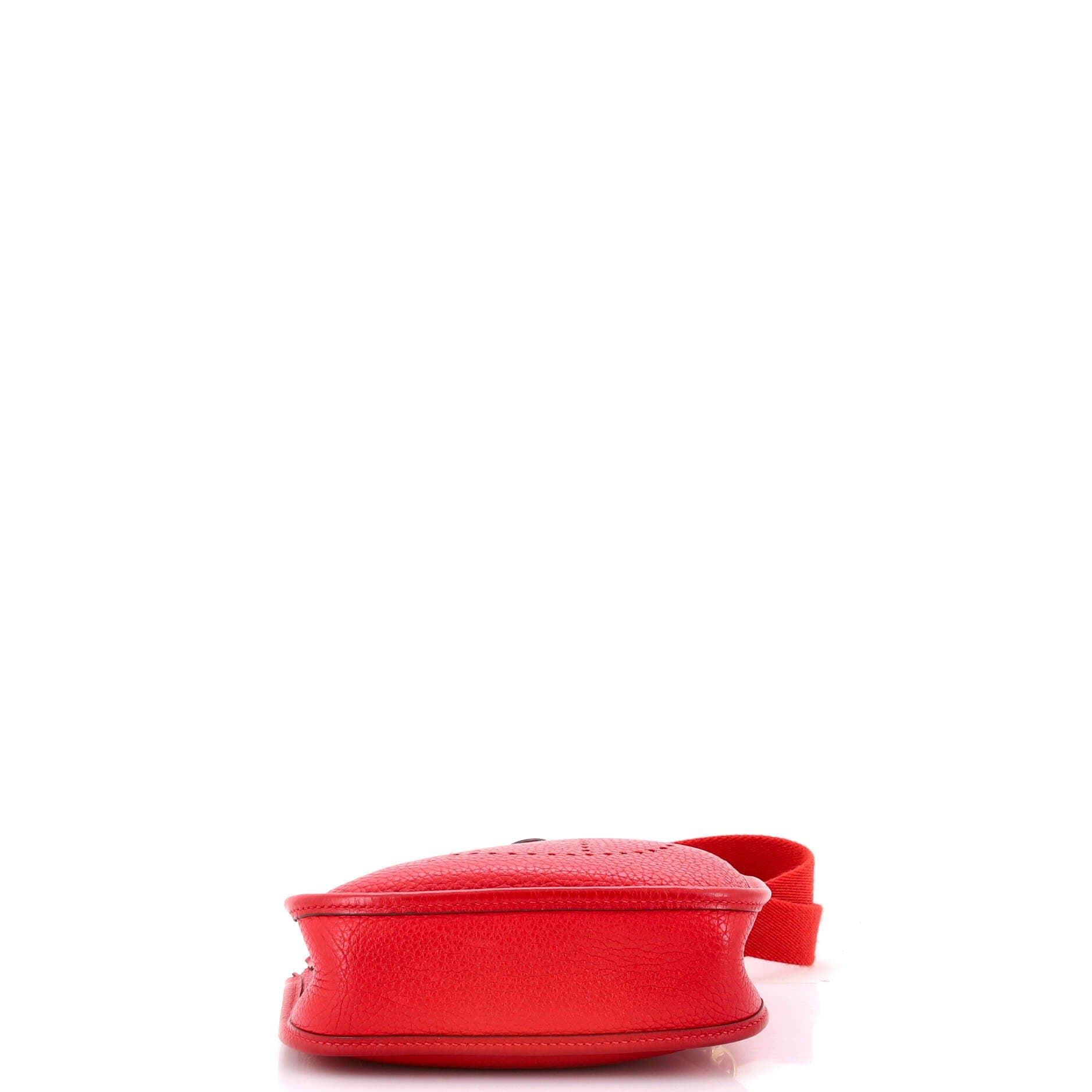 Pre-Owned Hermes Evelyne Bag Gen III Clemence TPM, Alternate, color, Rouge Vif