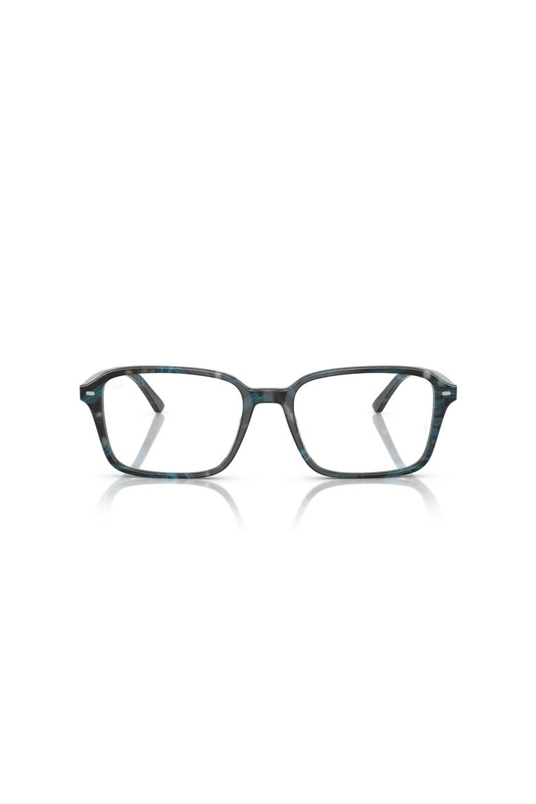54mm Square optical glasses, Alternate, color, Blue