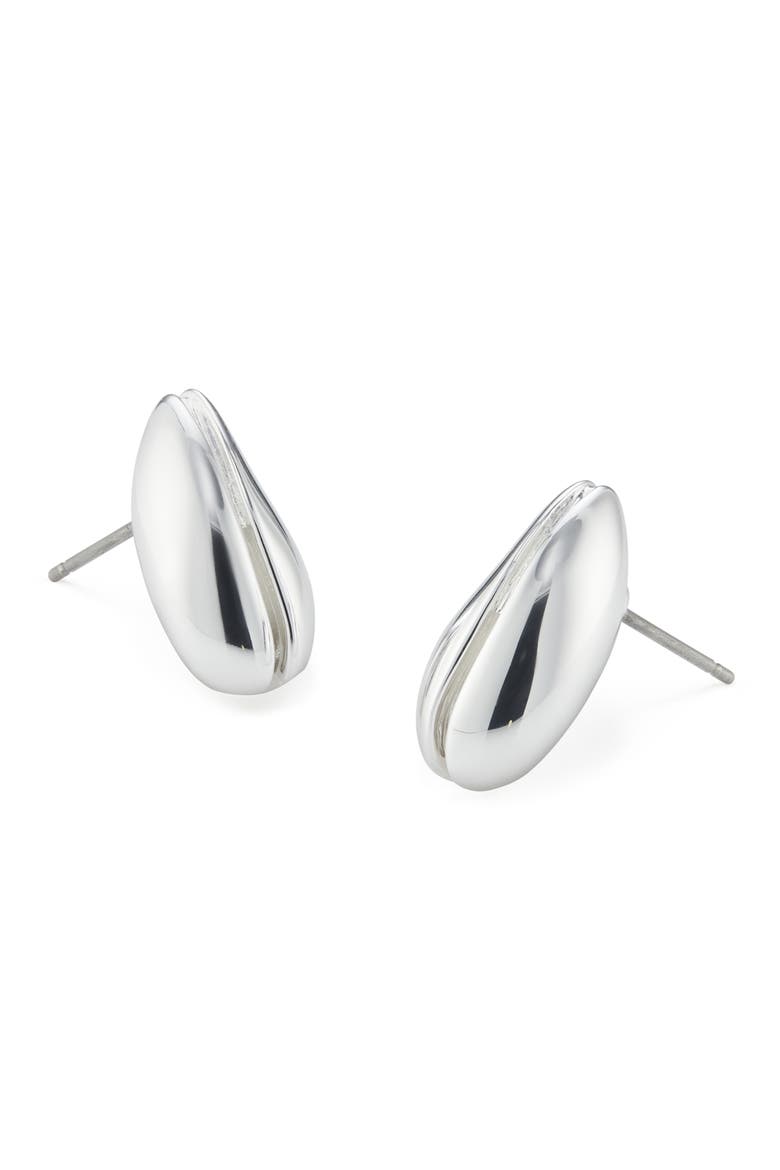 Small Pierced Earrings, Alternate, color, LIGHT SILVER