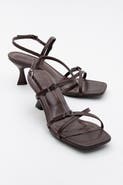 Prologue Shoes Nebel Strappy Stiletto Sandal