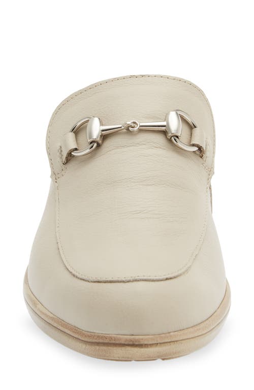 Naot Halny Mule In Soft Ivory Leather