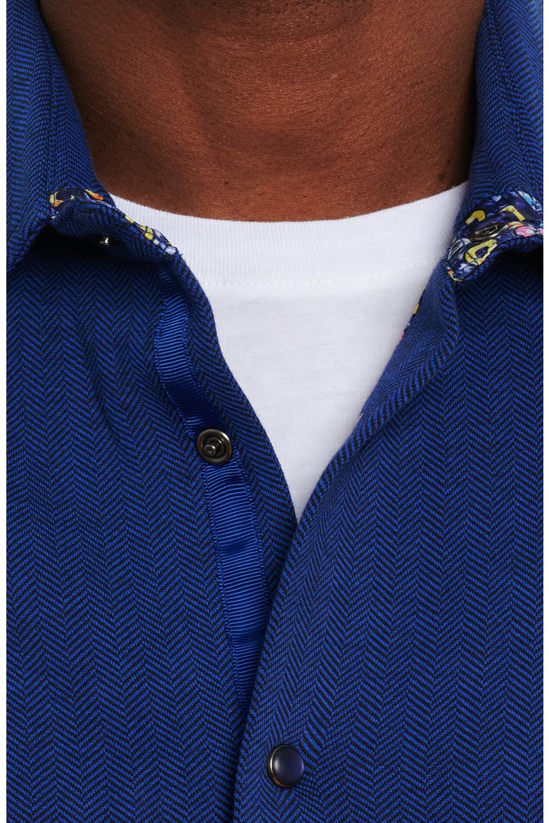Elbridge Solid Twill Stretch Shirt Jacket, Alternate, color, BLUE