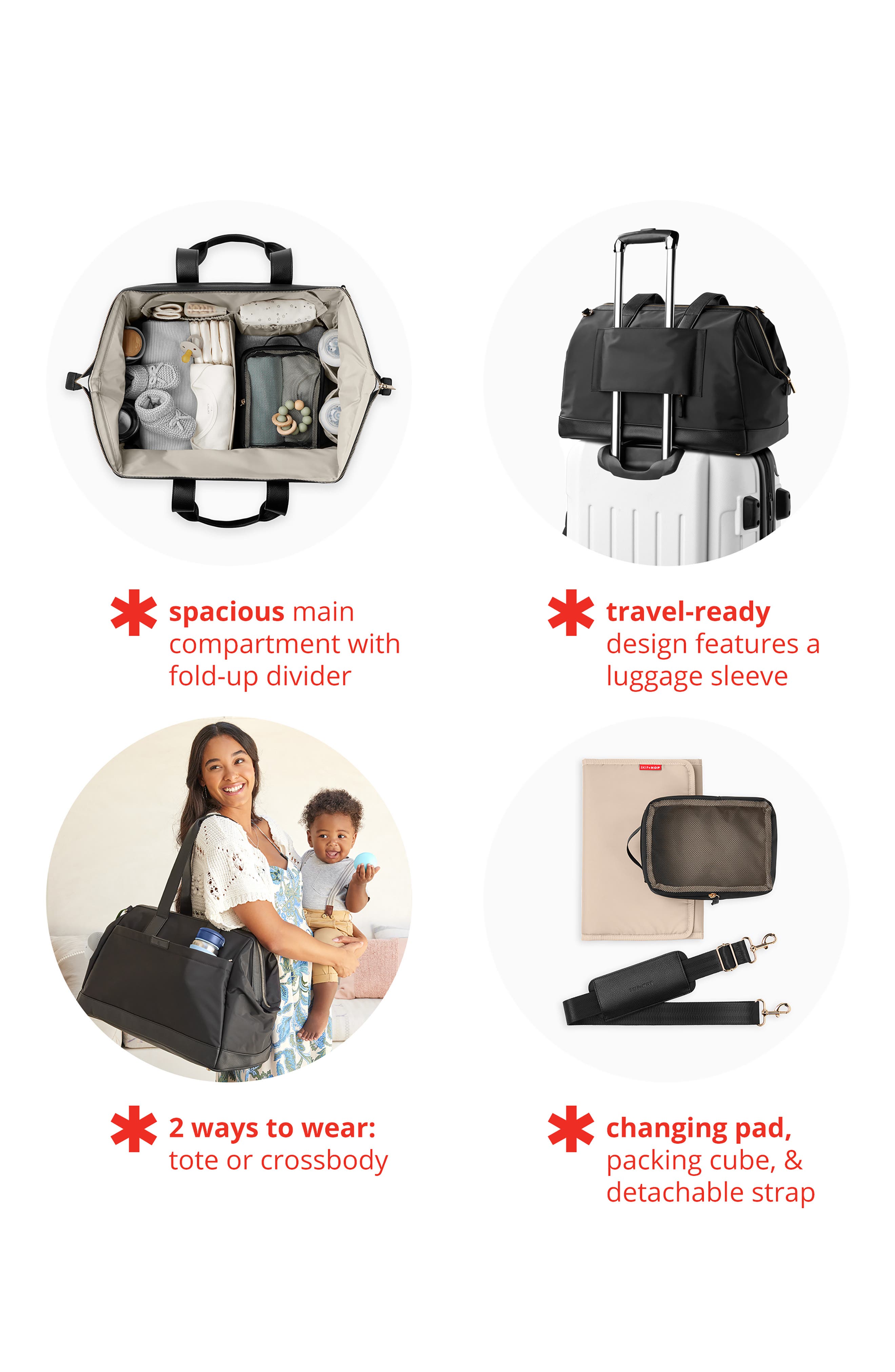 Skip Hop Endless Weekend Diaper Bag, Alternate, color, 