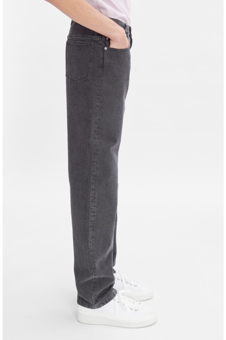 Fairfax Slim Wide Leg Jeans, Alternate, color, WASHED BLACK