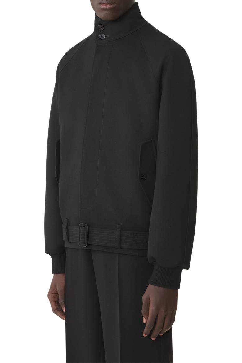Light Wool Jacket, Alternate, color, Black