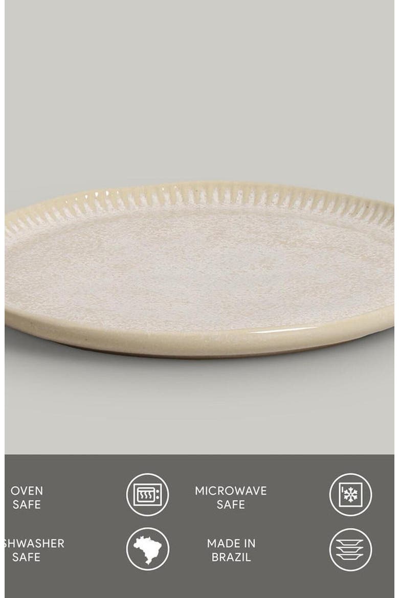 Linhas Dessert Plate Set of 6, Alternate, color, Linhas Latte