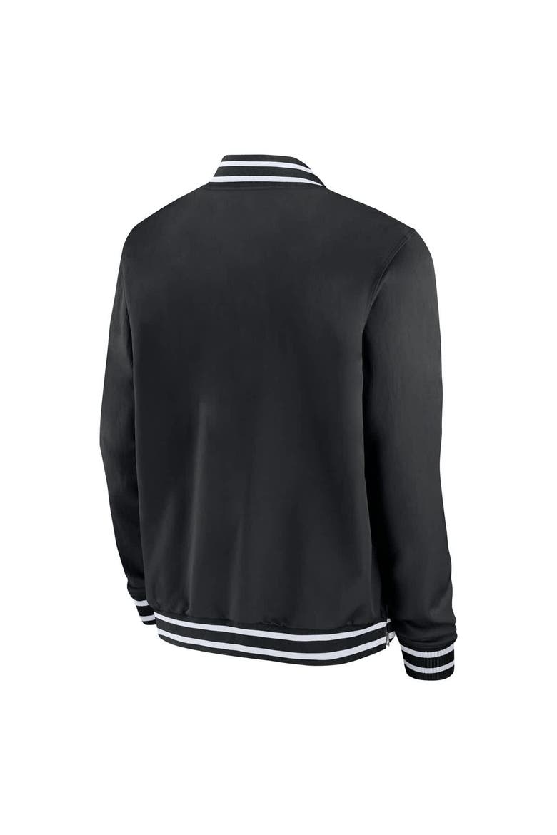 Men's Nike Black Army Black Knights Army 250 Collection Full-Zip Bomber Jacket, Alternate, color, Black