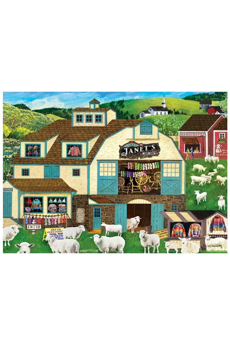 Janet's Wool Goods 1000 Piece Puzzle, Alternate, color, Multicolor