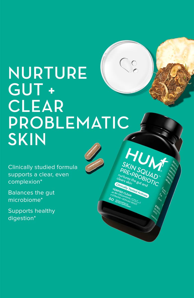 Hum Nutrition Skin Squad<sup>™</sup> Pre+Probiotic Dietary Supplement, Alternate, color, 