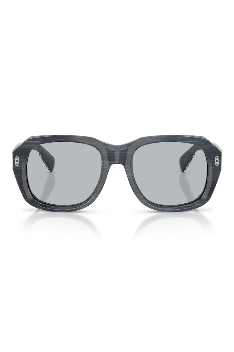 Demetra 53mm Square Sunglasses, Main, color, BLACK / BLUE